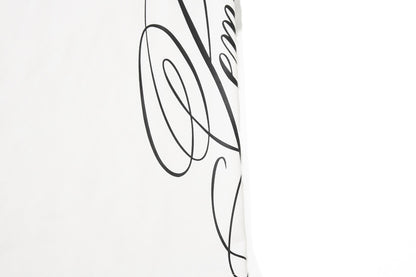 Abstract Script Wide-Leg Sweatpants