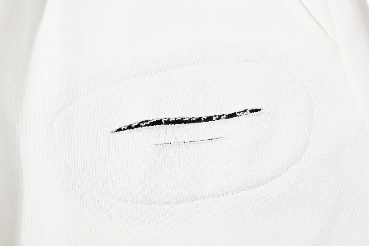 Abstract Script Wide-Leg Sweatpants