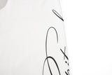 Abstract Script Wide-Leg Sweatpants