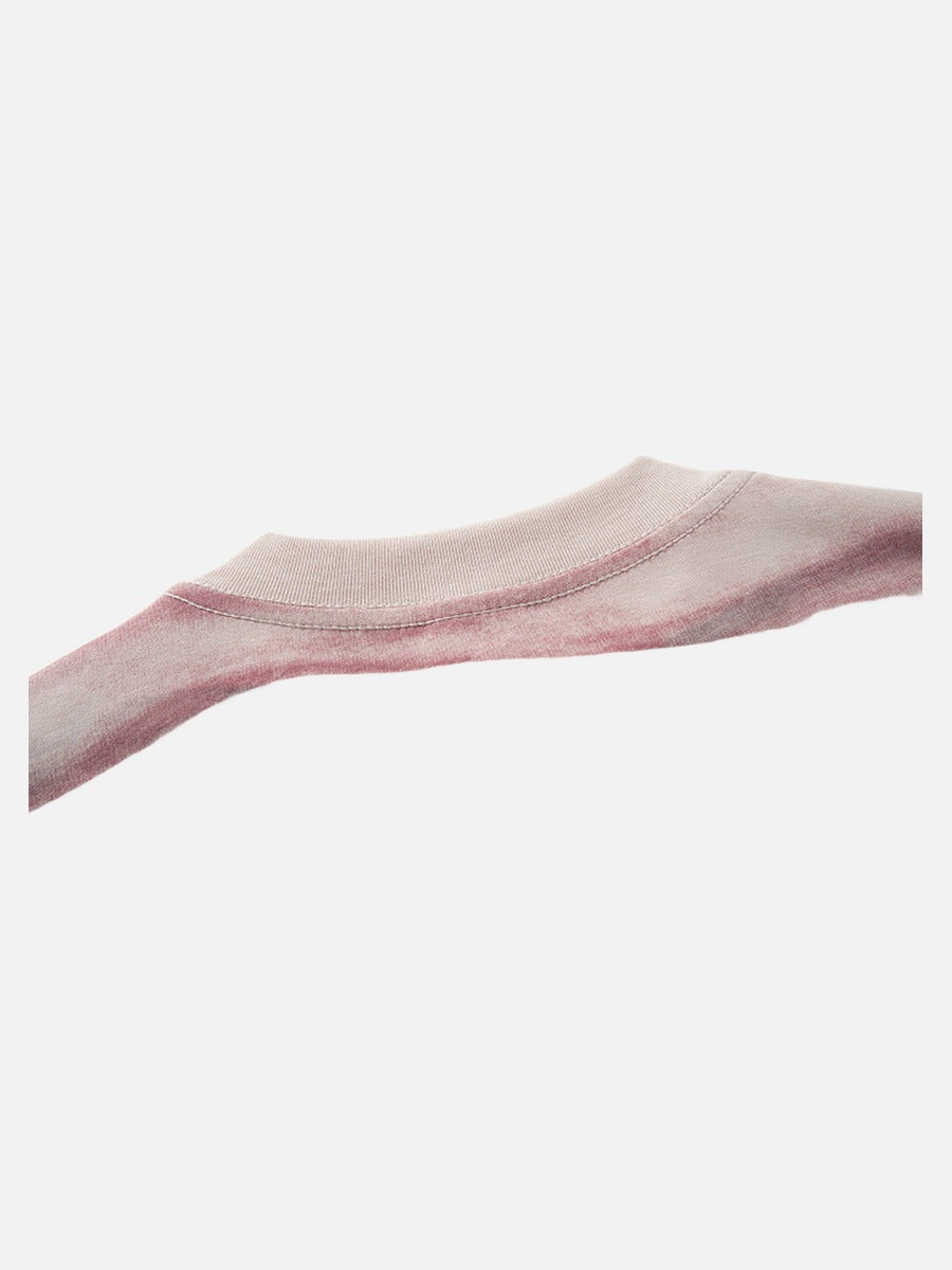 DAXUEN Loose-fit short-sleeved t-shirt with abstract stripes
