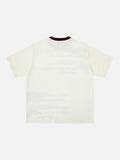 DAXUEN Abstract text graphic short-sleeved T-shirt