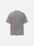 DAXUEN Oversized acid wash short-sleeved T-shirt