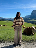 DAXUEN Acid Wash Wide-Leg Jeans | DAXUEN — model photo