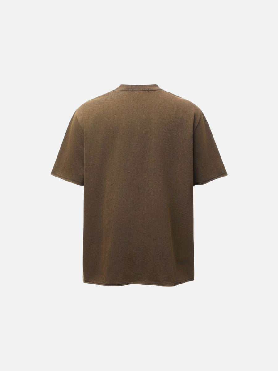 DAXUEN Embroidered short-sleeved t-shirt with relaxed fit