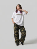 DAXUEN Acthem Only Cross Graphic T-Shirt — model photo