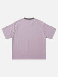 DAXUEN Loose-fitting short-sleeved V-neck T-shirt with graphic