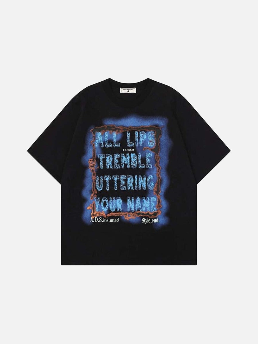 DAXUEN Graphic print short-sleeved T-shirt