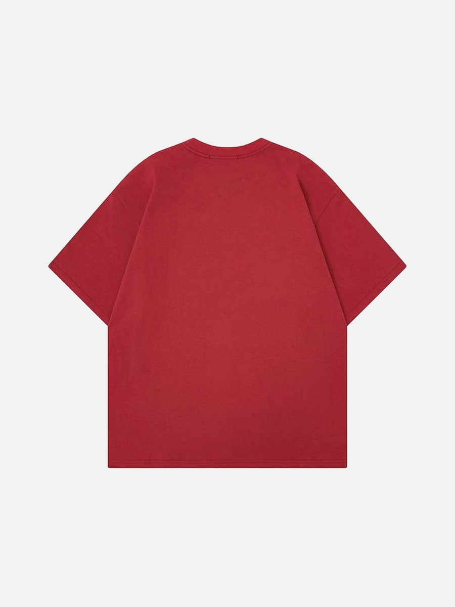 DAXUEN Graphic print short-sleeved T-shirt