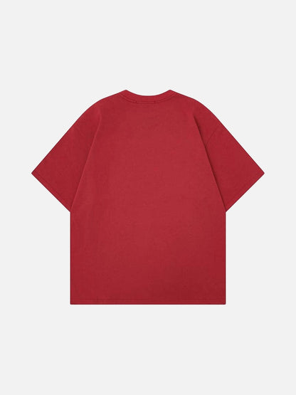 DAXUEN Graphic print short-sleeved T-shirt