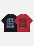 DAXUEN Graphic print short-sleeved T-shirt