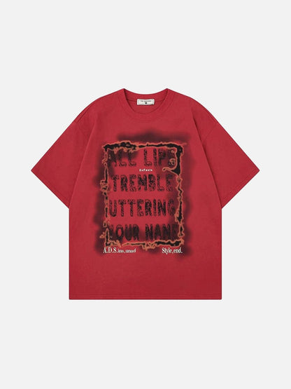DAXUEN Graphic print short-sleeved T-shirt
