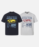Graphic print short-sleeved T-shirt