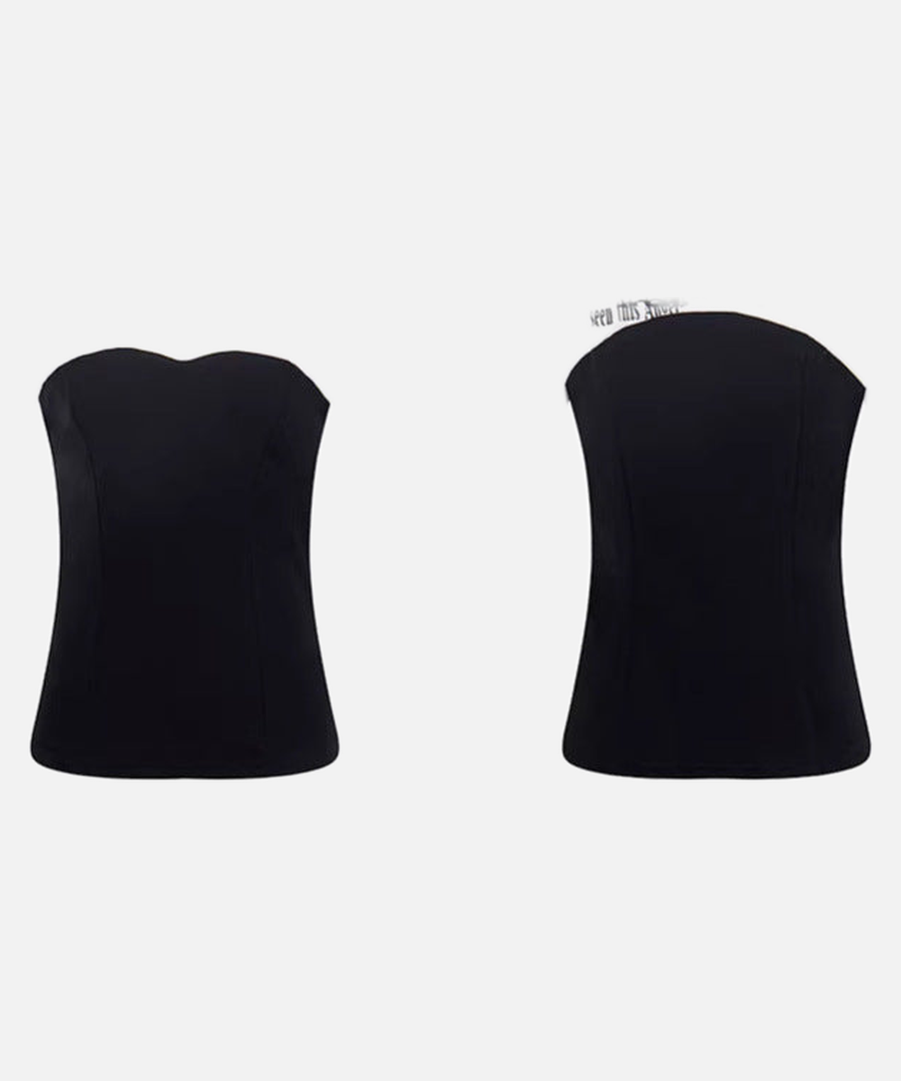 Fitted women's short-sleeved color block T-shirt