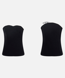 Fitted women's short-sleeved color block T-shirt