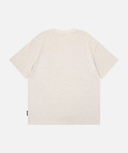 Oversized short-sleeved T-shirt with unique graphics