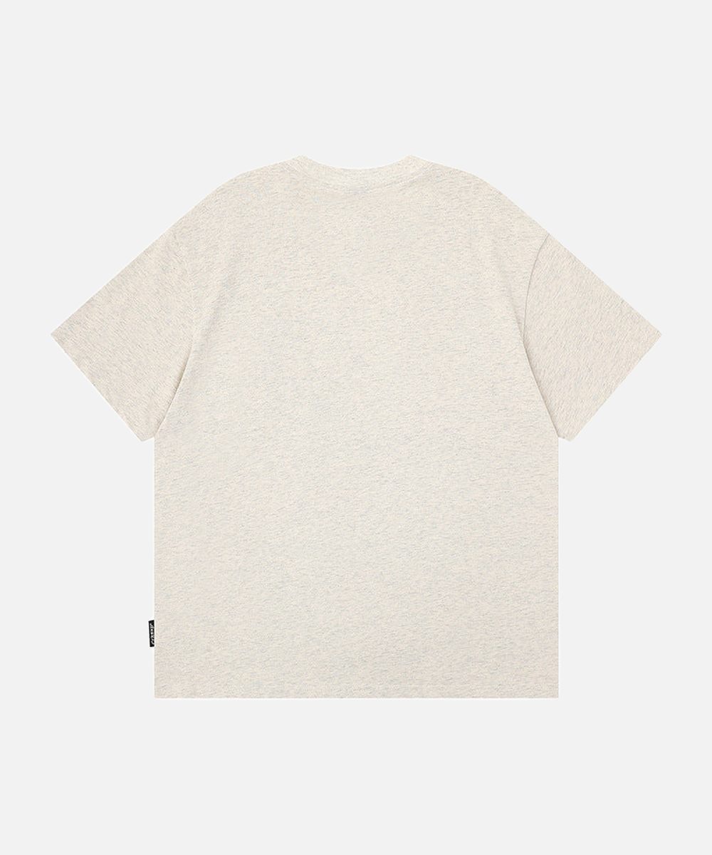 Oversized short-sleeved T-shirt with unique graphics