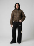 DAXUEN Wide-leg sweatpants with star decorations — model photo