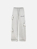DAXUEN Wide-leg sweatpants with star decorations