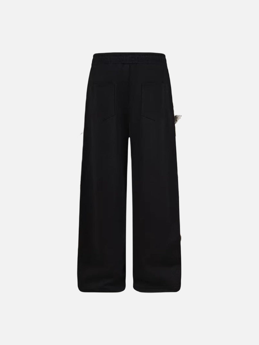 DAXUEN Wide-leg sweatpants with star decorations