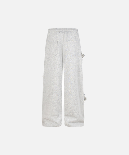 DAXUEN Wide-leg sweatpants with star decorations