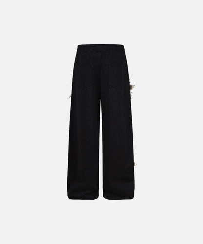 DAXUEN Wide-leg sweatpants with star decorations