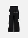 DAXUEN Wide-leg sweatpants with star decorations