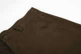 DAXUEN dark brown and black animal print flap cargo pants