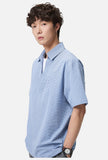 Blue & White Gingham Popover Shirt