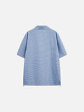 Blue & White Gingham Popover Shirt