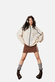 Contrasting Accent Lightweight Hooded Jacket