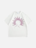 Luminous Spike Halo Graphic T-Shirt