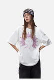Luminous Spike Halo Graphic T-Shirt