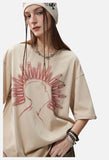 Luminous Spike Halo Graphic T-Shirt