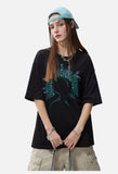 Luminous Spike Halo Graphic T-Shirt