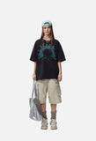 Luminous Spike Halo Graphic T-Shirt
