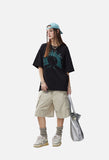 Luminous Spike Halo Graphic T-Shirt