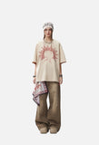 Luminous Spike Halo Graphic T-Shirt