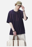 Brushstroke Print Oversized T-Shirt