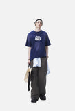 Distressed Cloud Graphic Oversized Tee