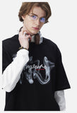 Smoke Layered Oversized T-Shirt