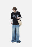 Smoke Layered Oversized T-Shirt