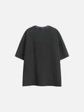 Abstract Drip Print Oversized T-Shirt