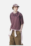 Abstract Drip Print Oversized T-Shirt
