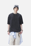 Abstract Drip Print Oversized T-Shirt