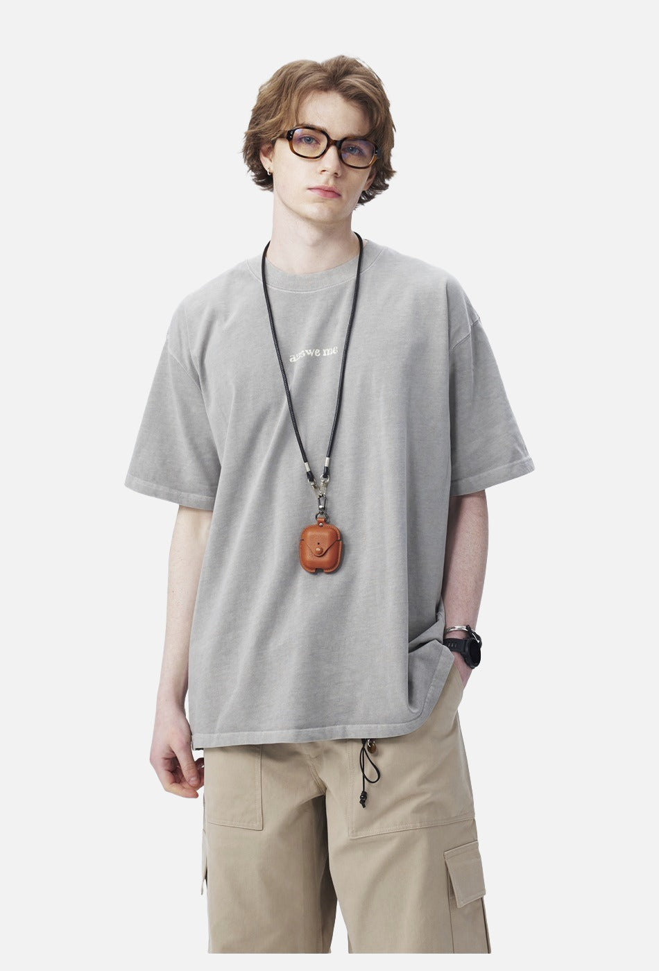 Bold Academic Text Block Oversized T-Shirt