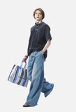 Bold Academic Text Block Oversized T-Shirt