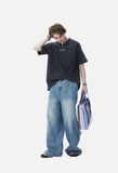 Bold Academic Text Block Oversized T-Shirt