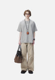 Bold Academic Text Block Oversized T-Shirt