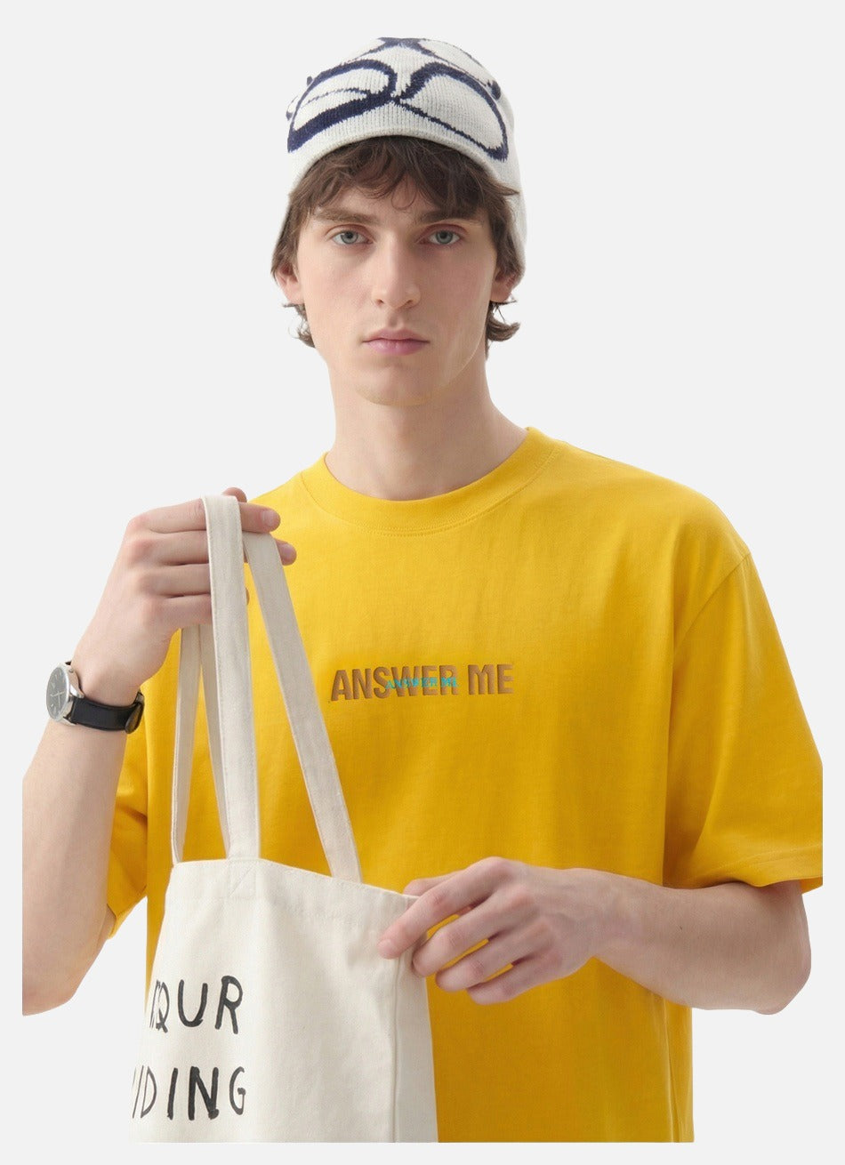 Vibrant Yellow Summer Graphic T-Shirt