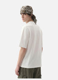 Bold Text Statement Mock Neck T-Shirt